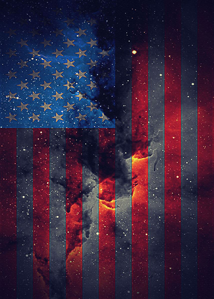 United States of America Flag Poster