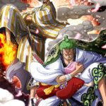 Vinsmoke Sanji Roronoa Zoro Duo Wano arc One Piece Poster