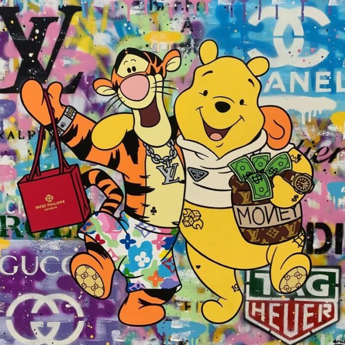Monopoly Rich Winnie The Pooh Poster