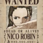 Wanted Nico Robin One Piece Poster