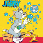 Water Bubble game Tom and Jerry Poster