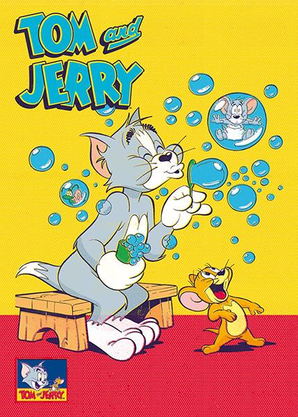 Water Bubble game Tom and Jerry Poster