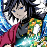 Water Hashira Giyu Tomioka Kimetsu no Yaiba Poster