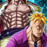 Whitebeard and marco One Piece Poster