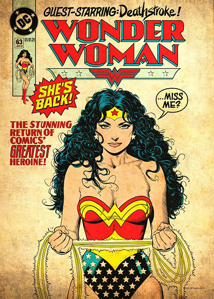 Wonder woman comics Poster