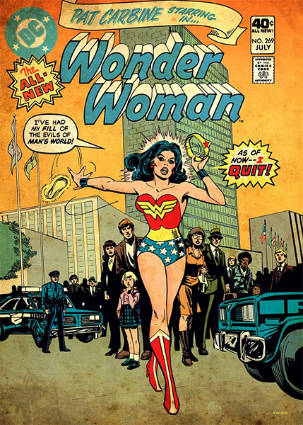 Wonder woman comics Poster