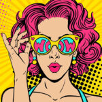 WOW Retro Comics Pop Art Poster