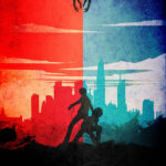 Yagami Vs L Death Note Minimalist anime Poster