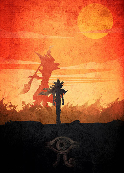 Yami Yugi Minimalist anime Poster